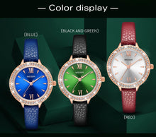 Load image into Gallery viewer, Luxury Green Fashion Womens Watch Classic Quartz Round Wrist Watch Business Style For Women
