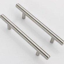 Load image into Gallery viewer, Stainless Steel Kitchen Door Cabinet T Bar Handle Pull Knob Door Pull Handle Stainless Door Handle Stainless Steel Hollow Bar Drawer Pulls Cupboard Knob For Kitchen Furniture
