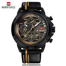 Load image into Gallery viewer, Men's  Sports Waterproof Watch With Chronometers And Leather Belt Multifunction Wristwatch Unique Design Perfect Gift
