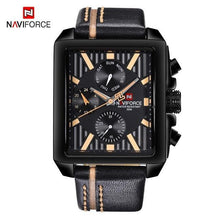 Load image into Gallery viewer, Men's Waterproof Watch With Leather Belt And Chronometers  Retro Style Unique Shape Excellent Gift

