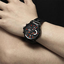 Load image into Gallery viewer, Luxury Men Sports Watches Waterproof Wristwatch Fluorescent Hands Unique Design Excellent Gift
