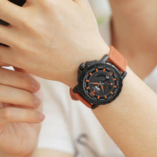 Load image into Gallery viewer, Men's Waterproof Watch With Anchor Detail and Fluorescent Hands Excellent Design Luxury Perfect Gift
