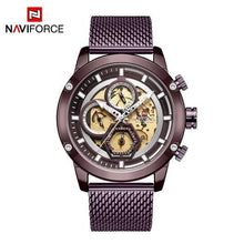 将图片加载到图库查看器，Sport  Watches For Men Waterproof Watch Analog Quartz Leather Band Wristwatch Unique Design Perfect Gift
