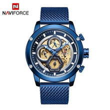 将图片加载到图库查看器，Sport  Watches For Men Waterproof Watch Analog Quartz Leather Band Wristwatch Unique Design Perfect Gift
