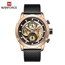 将图片加载到图库查看器，Sport  Watches For Men Waterproof Watch Analog Quartz Leather Band Wristwatch Unique Design Perfect Gift
