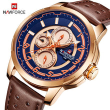 Load image into Gallery viewer, Sport Watches For Man Waterproof Watch Analog Quartz Leather Band Date Calendar  Unique Wristwatch  Perfect Gift
