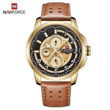 Load image into Gallery viewer, Sport Watches For Man Waterproof Watch Analog Quartz Leather Band Date Calendar  Unique Wristwatch  Perfect Gift
