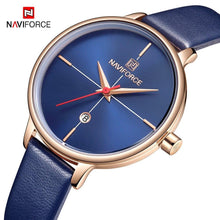 Load image into Gallery viewer, Women's Luxury Watch With  Leather Belts Shiny Steel Case  Scratch Resistant Glass Unique Design Perfect Gift
