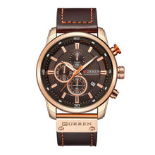 Load image into Gallery viewer, Men's Waterproof Elegant Sport Watch With Chronometers Day View, Leather  Belts And Hardlex Scratch Resistant Glass Perfect Gift For Him
