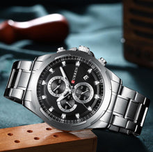 Load image into Gallery viewer, Men's  Water Resistant Watch With Chronometers Day View Unique Design Perfect Gift
