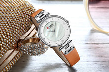 将图片加载到图库查看器，Women's Luxury Watches In Excellent Background And Zircon Designs Business Style Wristwatch Perfect Gift For Her
