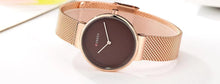 Load image into Gallery viewer, Women's Casual  Stainless Steel Watch With Knitted Bracelet Excellent Background Unique Design Perfect For Her
