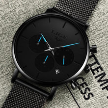 Load image into Gallery viewer, Men's Elegant Waterproof  Watch With Chronometers And Color Hands Unique Design Excellent Look
