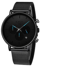 Load image into Gallery viewer, Men's Elegant Waterproof  Watch With Chronometers And Color Hands Unique Design Excellent Look
