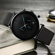 Load image into Gallery viewer, Men's Elegant Waterproof  Watch With Chronometers And Color Hands Unique Design Excellent Look
