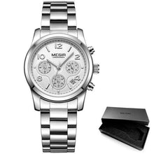 Load image into Gallery viewer, Top Luxury Quartz Women Watch Multifunctional Round Design Waterproof Stainless Business Wrist Watch
