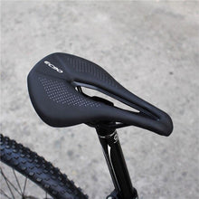 Load image into Gallery viewer, Road Bike Saddles PU Ultralight Breathable Comfortable Seat Cushion Bike Racing Saddle Superflow Road Bike Saddle High Performance And Comfortable Lightweight Sport Road Bike Seat
