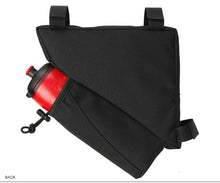 将图片加载到图库查看器，Waterproof Bicycle Bag Bike Triangle Bag For Bicycle Front Frame Bag Bike Bag Cycling Top Tube Bag Bicycle Bottle Bag Bike Storage Frame Bag Bicycle Front Tube Triangle Water Resistant Cycling Pack Strap On Pouch Bike Accessories Tool Accessible
