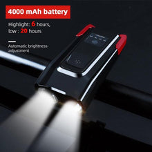 Load image into Gallery viewer, 4000mAh Bicycle Front Light Set USB Rechargeable Smart Headlight With Horn 800 Lumen LED Bicycle Light Set USB Rechargeable Super Bright  Bike Headlight
