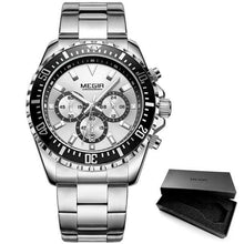 将图片加载到图库查看器，Multifunctional Men's Quartz Watches Modern Stainless Steel Design Waterproof And Scratch Resistant Wrist Watches
