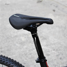 将图片加载到图库查看器，Sport Bicycle Seat Saddle  Road Bike Saddles Mountain Bike Racing Saddle PU Breathable Soft Seat Cushion Suspension Gel Bike Saddle Breathable Comfortable Bicycle Seat Ergonomics Design Fit Mountain Bike Road Bike

