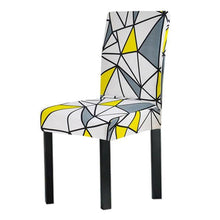 Load image into Gallery viewer, Washable Anti-dust Seat Slipcover Chair Cover Stretch Spandex Chair Covers Elastic Multifunctional Dining Furniture Seat Cover Home Decor For Dining Room  Washable Spandex Kitchen Chair Covers for Dining Room Christmas Decoration
