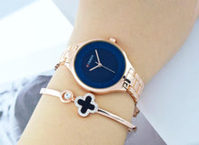 Load image into Gallery viewer, Luxury Gold Womens Watch Stainless Steel Ladies Wrist Watches Analog Quartz Watch Steel Quartz Ladies Watch Waterproof Stainless Steel Wrist Watch For Women

