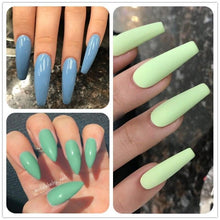 将图片加载到图库查看器，2022 Modern Spring Green Gel Nail Polish Colorful UV LED  Long Lasting Varnish Modern High Quality Design For Girls and Womens
