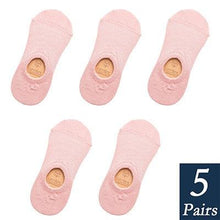 Load image into Gallery viewer, Women's Cute Cotton Invisible No Show Non-Slip Summer Candy Solid Color Silicone Short Socks Fashion Thin Ankle Boat Socks
