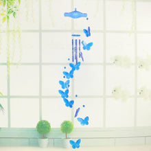 将图片加载到图库查看器，Lucky Butterfly Hanging Wind Chime Bell Garden Decoration Ornament Gift Home Decoration Fashion  High-end Gift Butterfly Gift Grandmother Gift Mother Gift Birthday Gift Festival Gift Witness Friendship Outdoor Wind Chime Garden Decor
