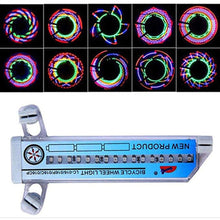 Load image into Gallery viewer, Bicycle Spoke Light Motorcycle Bike Tire Wheel Lights Flash Spoke Light Lamp Outdoor Cycling LED Bicycle Spoke Tire Light With 32 LED Changes Patterns Bicycle Rim Lights
