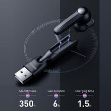Load image into Gallery viewer, Magnetic Charging Wireless Bluetooth Earphone Bluetooth Headset Single Handsfree with Microphone Business Ear Updated Design with Industry Leading Sound &amp; Improved Comfort, Long Wireless Range,
