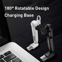 Load image into Gallery viewer, Magnetic Charging Wireless Bluetooth Earphone Bluetooth Headset Single Handsfree with Microphone Business Ear Updated Design with Industry Leading Sound &amp; Improved Comfort, Long Wireless Range,
