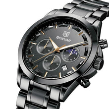 Load image into Gallery viewer, Mens Stylish Chronograph Watch Sport Quartz Clock Luxury Movement Analog Fashion Business Waterproof Watches

