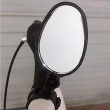 将图片加载到图库查看器，2Pcs Bicycle Mirror Universal Handlebar Rearview Mirror 360 Degree Rotate For Bike Bicycle Cycling Accessories Wide Angle Convex Mirror Adjustable Rotatable Handlebar For Mountain Bike Off Road Bike and Fixed Gear Bike Handlebars
