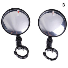 将图片加载到图库查看器，2Pcs Bicycle Mirror Universal Handlebar Rearview Mirror 360 Degree Rotate For Bike Bicycle Cycling Accessories Wide Angle Convex Mirror Adjustable Rotatable Handlebar For Mountain Bike Off Road Bike and Fixed Gear Bike Handlebars
