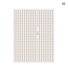 将图片加载到图库查看器，Nail Strip Stickers Black Gold Rose Gold Silver Metal Strip Tape Nail Art Adhesive Foil Tips Nail Sticker Decals Metallic Curve Strip Line Nail Decal Self-Adhesive 3D Wave Design Decoration for Women Girls Tape Nail Art Stickers Decal Decoration
