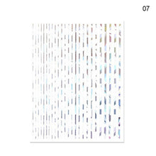 将图片加载到图库查看器，Nail Strip Stickers Black Gold Rose Gold Silver Metal Strip Tape Nail Art Adhesive Foil Tips Nail Sticker Decals Metallic Curve Strip Line Nail Decal Self-Adhesive 3D Wave Design Decoration for Women Girls Tape Nail Art Stickers Decal Decoration
