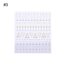 将图片加载到图库查看器，Nail Strip Stickers Black Gold Rose Gold Silver Metal Strip Tape Nail Art Adhesive Foil Tips Nail Sticker Decals Metallic Curve Strip Line Nail Decal Self-Adhesive 3D Wave Design Decoration for Women Girls Tape Nail Art Stickers Decal Decoration
