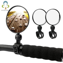 将图片加载到图库查看器，1Pc Bicycle Rearview Handlebar Mirrors Cycling Rear View Bike Silicone Handle Rearview Mirror Bike Mirrors Adjustable Bicycle Cycling Rear View Mirror For Handlebar
