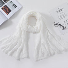 将图片加载到图库查看器，Long Soft Cotton Lightweight Crinkle Hijab Scarf Elegant Headscarf Head Wrap Islamic Head Wraps Hijab For Women 70*175cm
