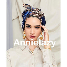 Load image into Gallery viewer, Luxury Long Soft Square Silk Scarves Lightweight Elegant Satin Silk Soft Head Wrap Escharpe Hijab Scarf Muslim Female Silky Shawls Wrap Hair Head Scarves Bandanna For  Women 90*90cm
