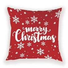 将图片加载到图库查看器，New Year Christmas Decorations Pillows Cover Christmas Décor for Home Christmas Tree Snowflake Snowman Reindeer Home Decor Throw Pillow Case Cushion Cover Santa Merry Christmas Gift Xmas 45x45cm
