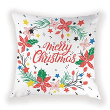 将图片加载到图库查看器，New Year Christmas Decorations Pillows Cover Christmas Décor for Home Christmas Tree Snowflake Snowman Reindeer Home Decor Throw Pillow Case Cushion Cover Santa Merry Christmas Gift Xmas 45x45cm
