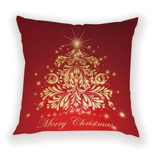 将图片加载到图库查看器，New Year Christmas Decorations Pillows Cover Christmas Décor for Home Christmas Tree Snowflake Snowman Reindeer Home Decor Throw Pillow Case Cushion Cover Santa Merry Christmas Gift Xmas 45x45cm
