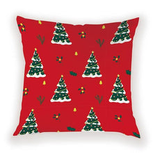 将图片加载到图库查看器，New Year Christmas Decorations Pillows Cover Christmas Décor for Home Christmas Tree Snowflake Snowman Reindeer Home Decor Throw Pillow Case Cushion Cover Santa Merry Christmas Gift Xmas 45x45cm
