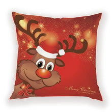 将图片加载到图库查看器，New Year Christmas Decorations Pillows Cover Christmas Décor for Home Christmas Tree Snowflake Snowman Reindeer Home Decor Throw Pillow Case Cushion Cover Santa Merry Christmas Gift Xmas 45x45cm
