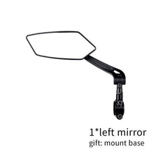 Load image into Gallery viewer, Unique 360 Degree Rotate Bike Rear View Mirror Cycling Accessories Flexible Safety Rear View Mirrors Adjustable Easy Mount Rear View Bike Mirrors Back Right Side Bicycle Mirror For Adult Bikes
