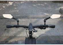 Load image into Gallery viewer, New Scratch Resistant Glass Lens Rear View Mirror Bike Cycling Clear Wide Range Back Sight Rearview Reflector Adjustable Handlebar Rotatable Bicycle Rear View Glass Mirror Wide Angle Acrylic  Safety Mirror New Scratch Resistant Glass Lens
