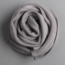 将图片加载到图库查看器，NEW Arrived Men's Fashion Winter Soft Long Thick Warm Scarf Lightweight Knit Spring Unisex Soft Scarves Size Elegant Male Cashmere Neckerchief Warmer Scarves For Men Women
